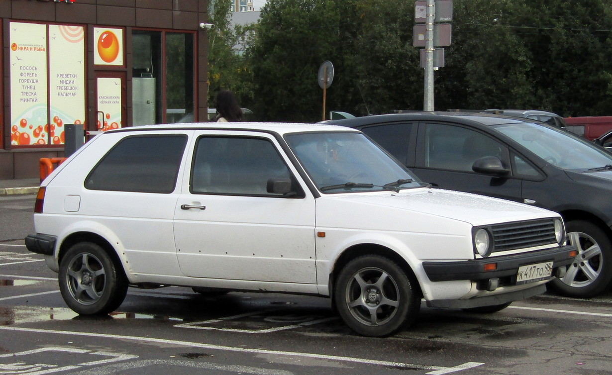 Санкт-Петербург, № К 417 ТО 98 — Volkswagen Golf (Typ 19) '83-92