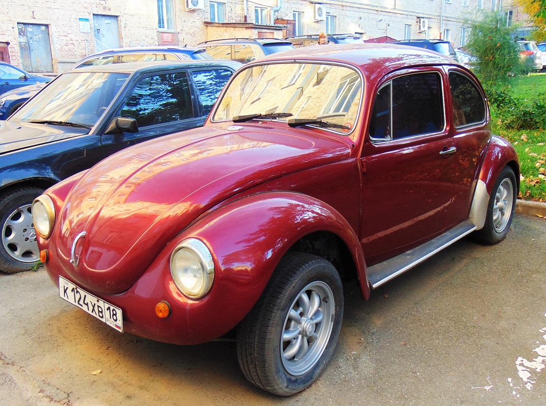 Удмуртия, № К 124 ХВ 18 — Volkswagen Käfer (общая модель)