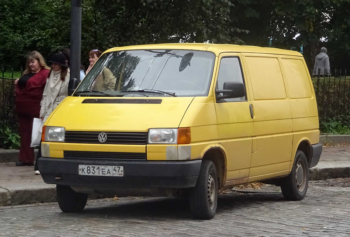 Ленинградская область, № К 831 ЕА 47 — Volkswagen (T4) Kastenwagen '90-03