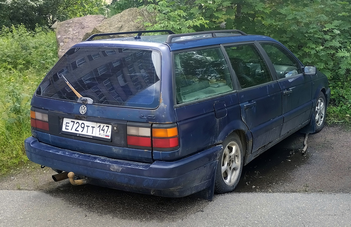 Ленинградская область, № Е 729 ТТ 147 — Volkswagen Passat Variant (B3) '88-93