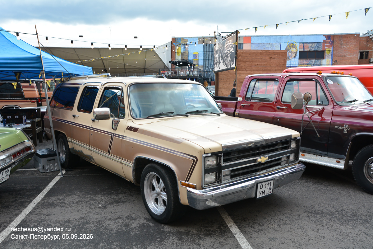 Санкт-Петербург, № О 111 УМ 78 — Chevrolet Suburban (7G) '73-91; Санкт-Петербург — Ежегодная выставка классических и кастомных автомобилей и мотоциклов "Original Meet"