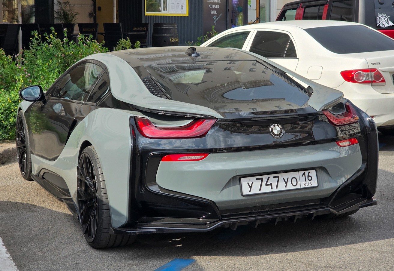 Татарстан, № У 747 УО 16 — BMW i8 '14-20