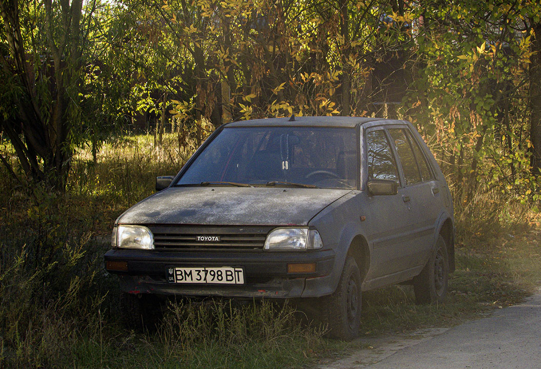Сумская область, № ВМ 3798 ВТ — Toyota Starlet (P70) '84-89