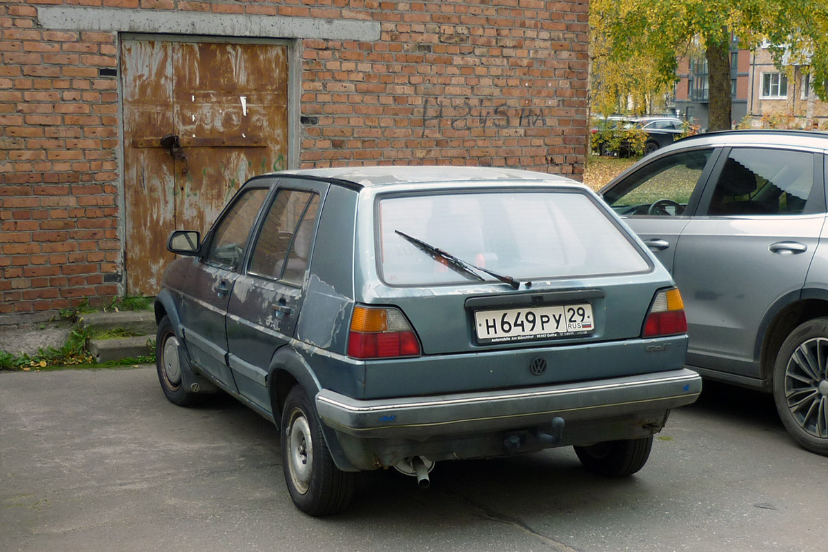 Архангельская область, № Н 649 РУ 29 — Volkswagen Golf (Typ 19) '83-92