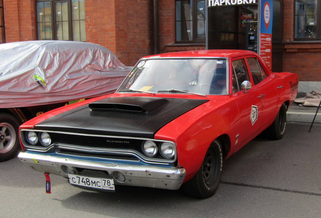 Санкт-Петербург, № С 748 МС 78 — Plymouth Belvedere (7G) '68-70; Санкт-Петербург — Ежегодная выставка классических и кастомных автомобилей и мотоциклов "Original Meet"