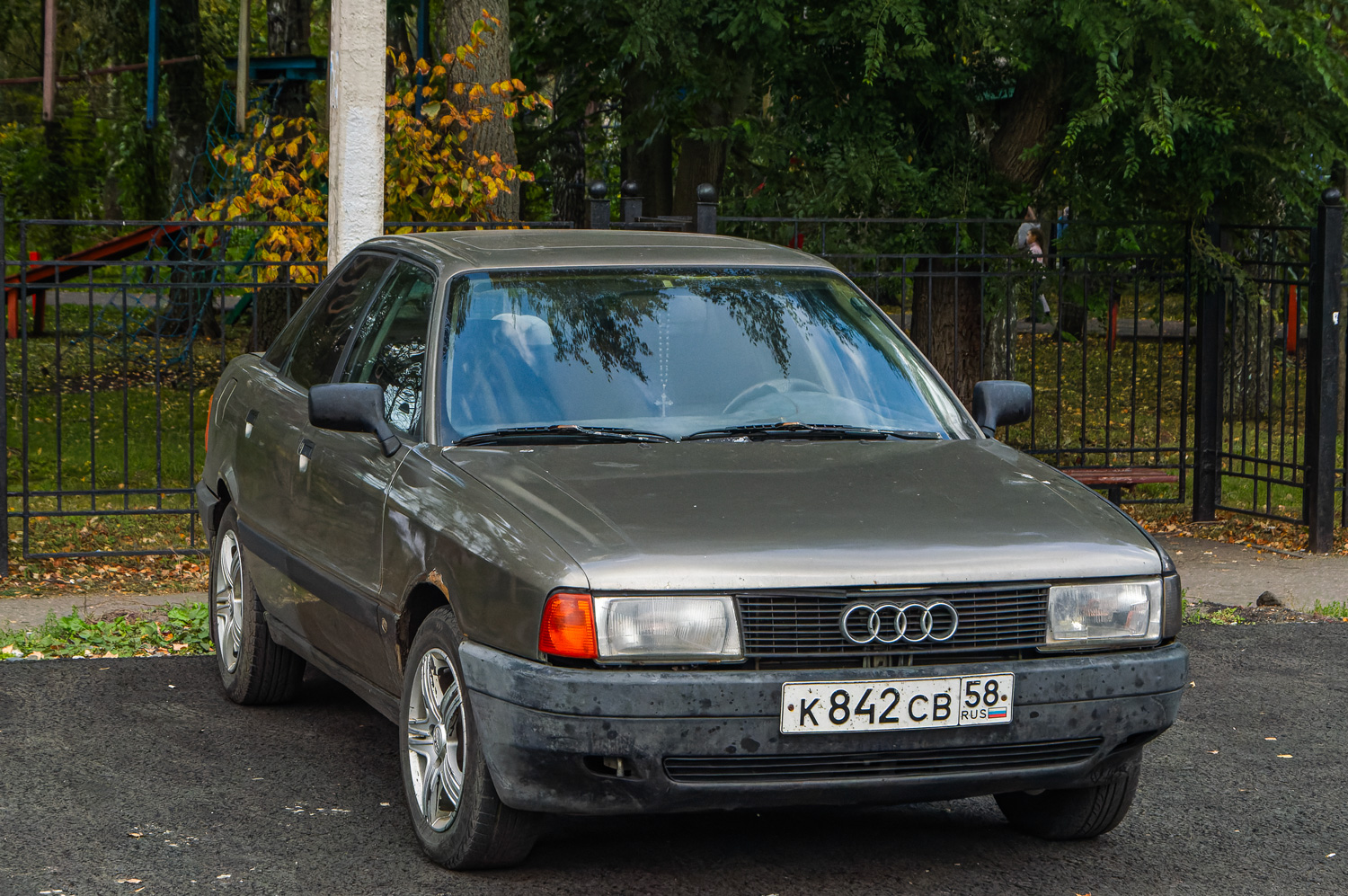 Пензенская область, № К 842 СВ 58 — Audi 80 (B3) '86-91