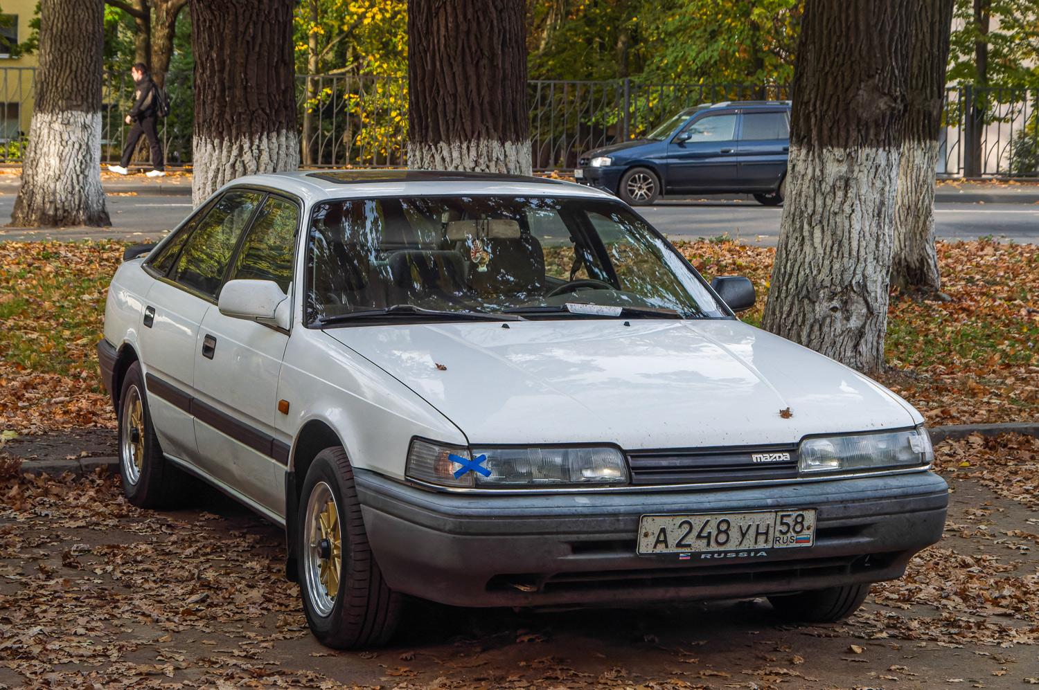 Пензенская область, № А 248 УН 58 — Mazda 626 (GD/GV) '87-97