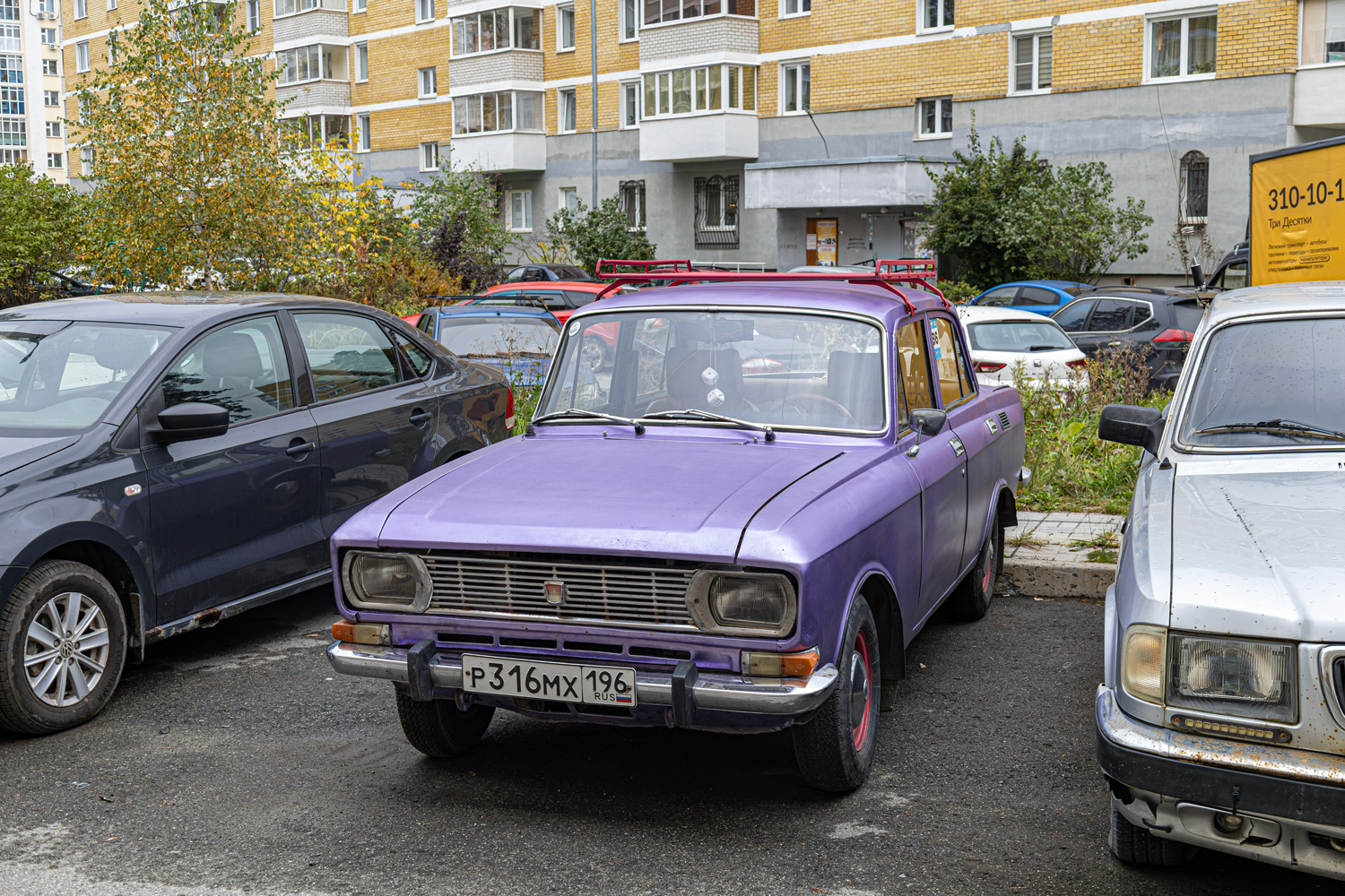 Свердловская область, № Р 316 МХ 196 — Москвич-2140 '76-88