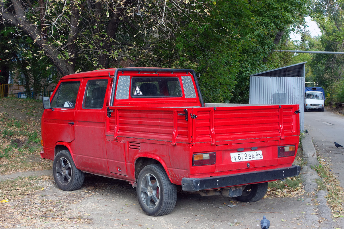 Саратовская область, № Т 878 ВА 64 — Volkswagen (T3) Doppelkabine '79-92