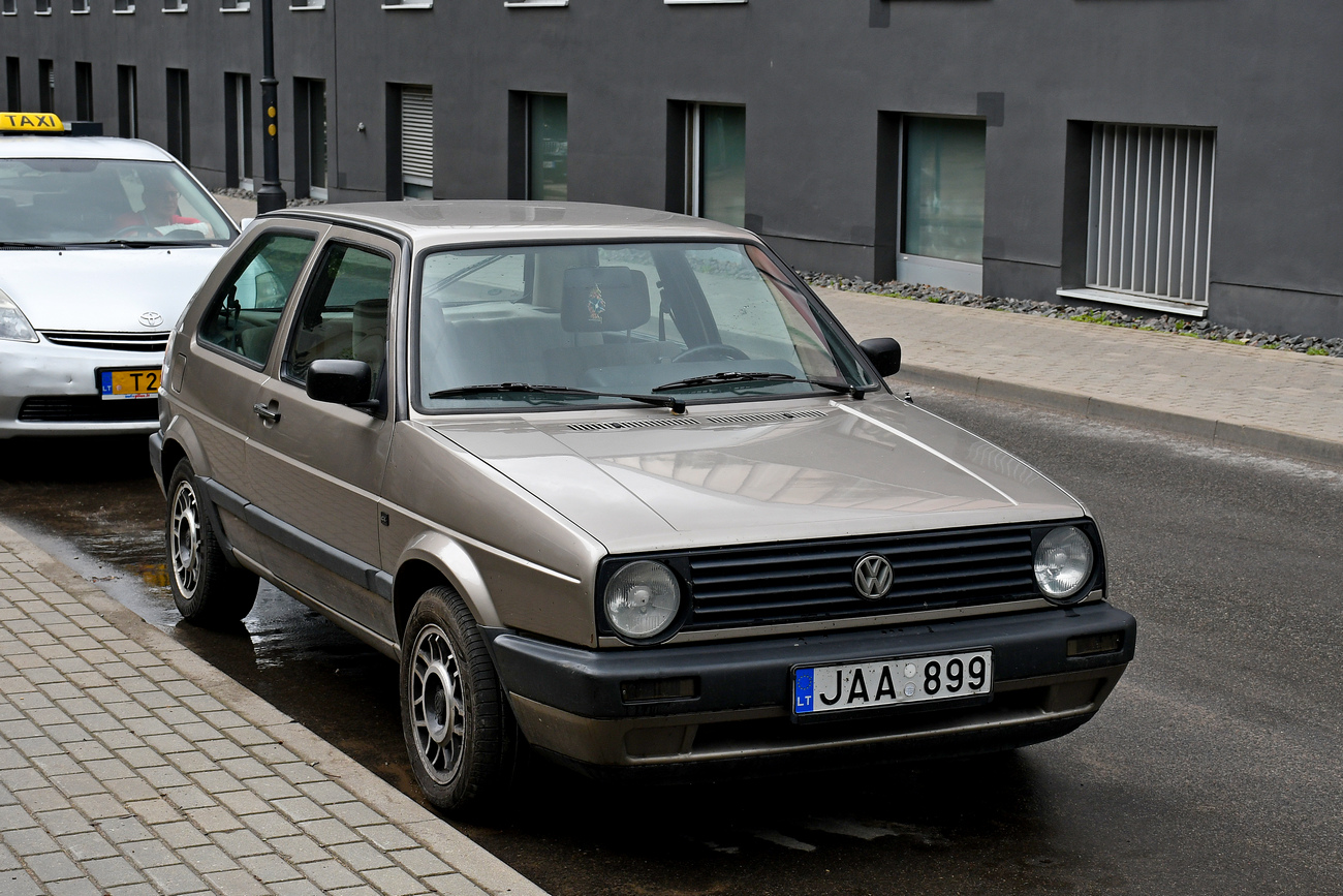 Литва, № JAA 899 — Volkswagen Golf (Typ 19) '83-92