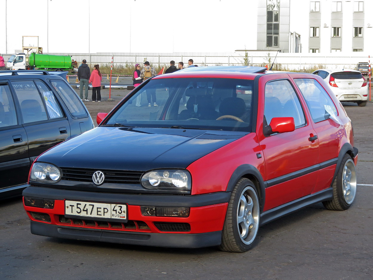 Кировская область, № Т 547 ЕР 43 — Volkswagen Golf III '91-98
