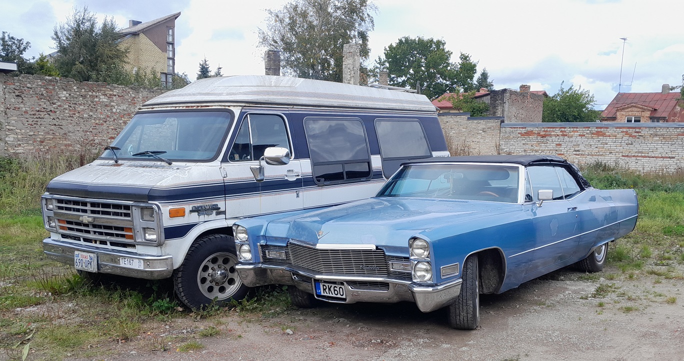 Латвия, № RK-60 — Cadillac DeVille (3G) '65-70