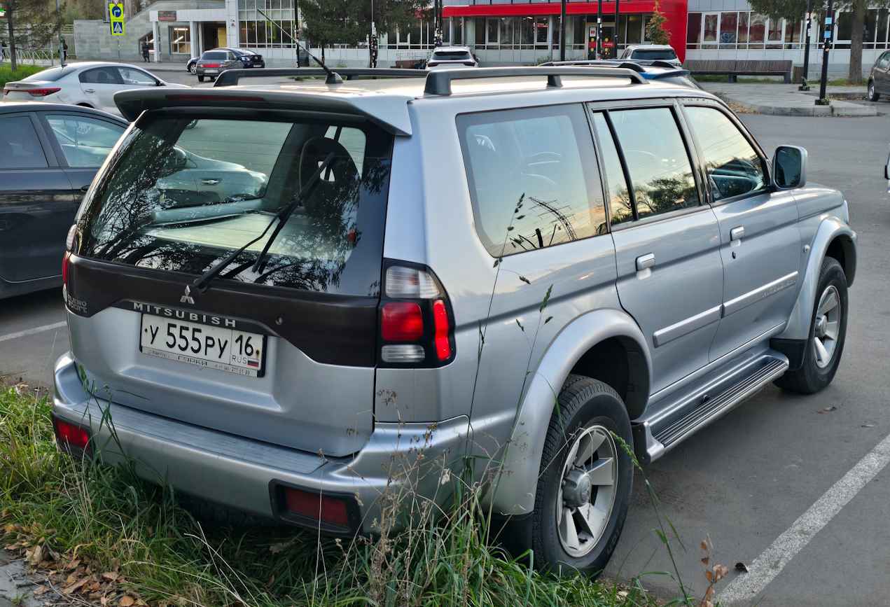 Татарстан, № У 555 РУ 16 — Mitsubishi Pajero Sport (1G) '96-08