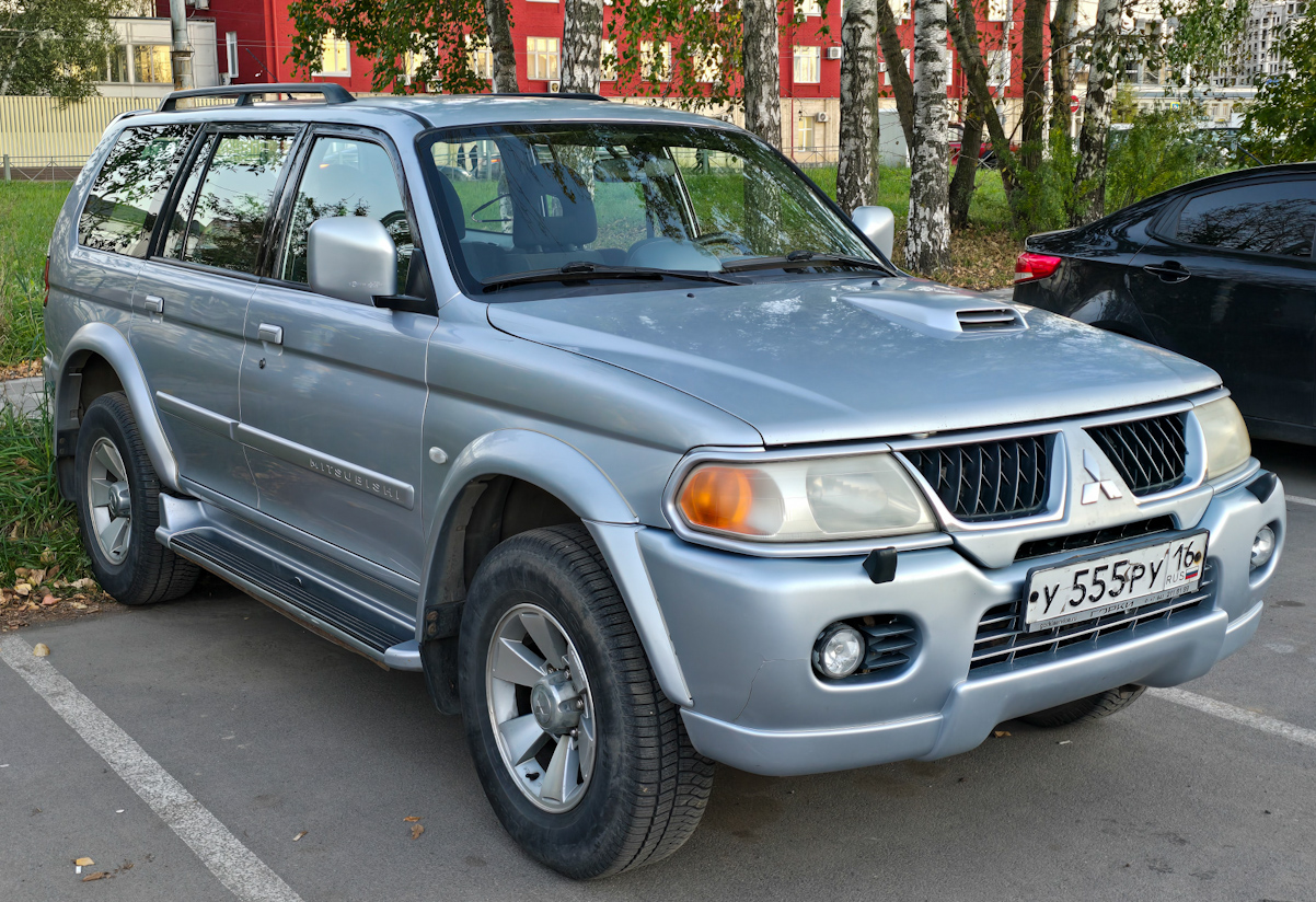 Татарстан, № У 555 РУ 16 — Mitsubishi Pajero Sport (1G) '96-08