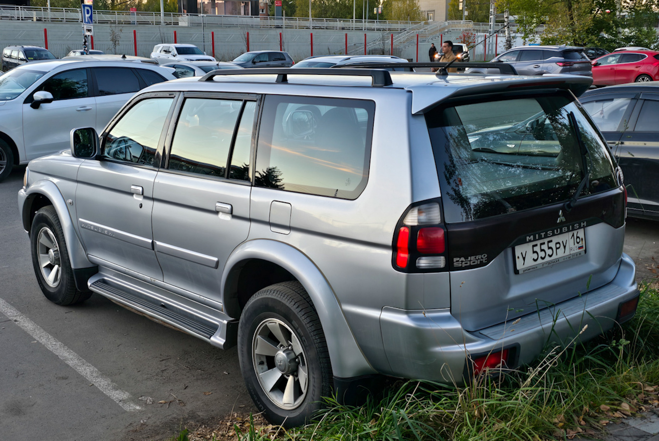 Татарстан, № У 555 РУ 16 — Mitsubishi Pajero Sport (1G) '96-08