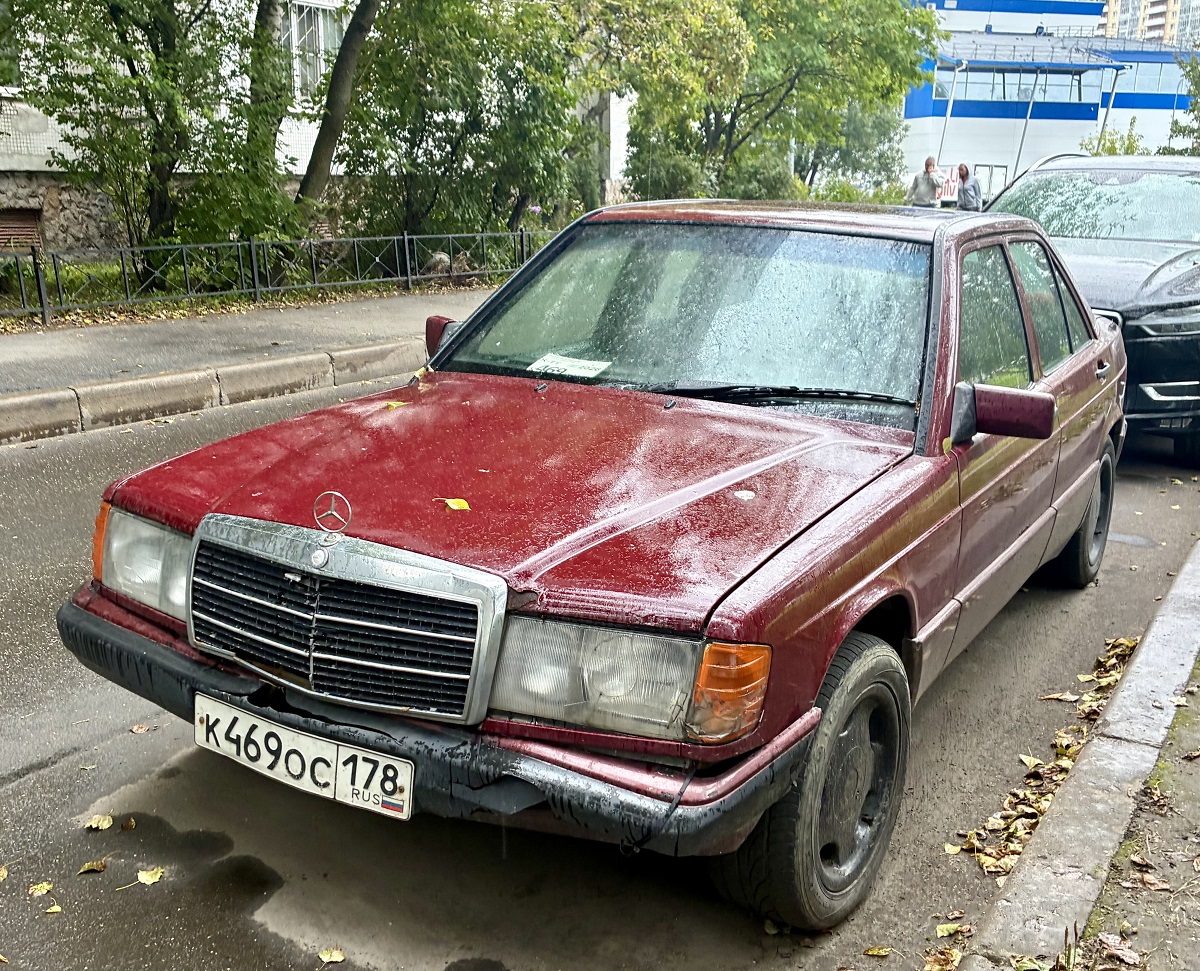 Санкт-Петербург, № К 469 ОС 178 — Mercedes-Benz 190 (W201) '82-93