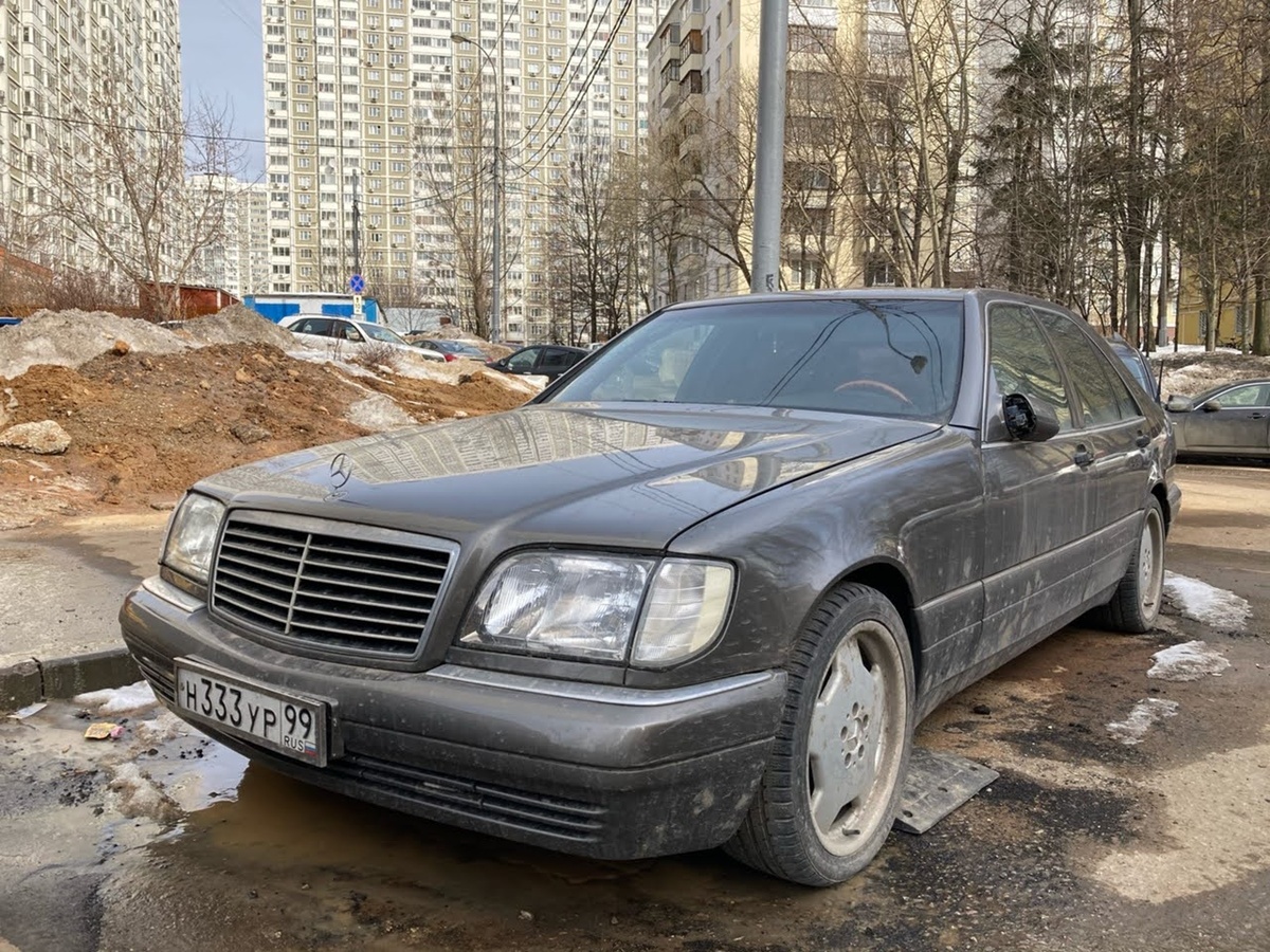 Москва, № Н 333 УР 99 — Mercedes-Benz (W140) '91-98