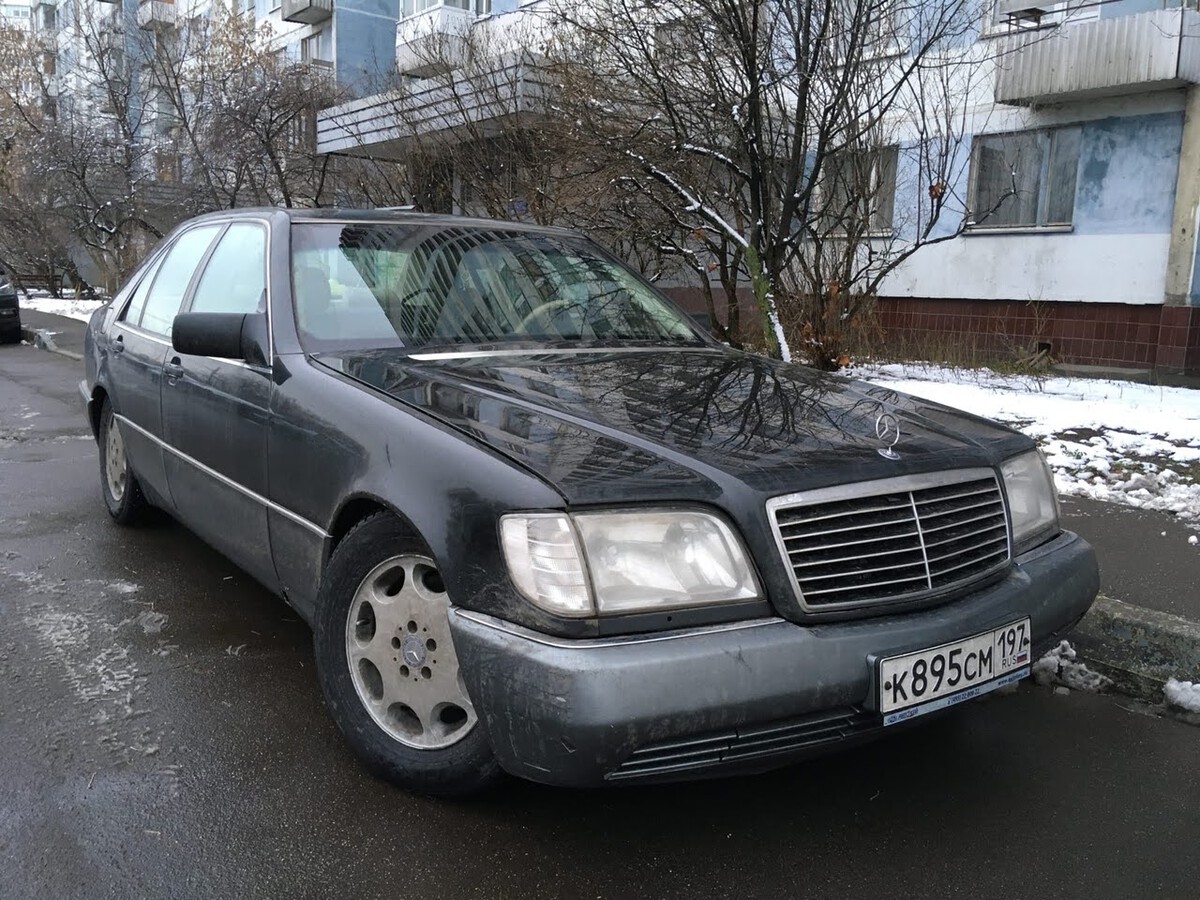 Москва, № К 895 СМ 197 — Mercedes-Benz (W140) '91-98