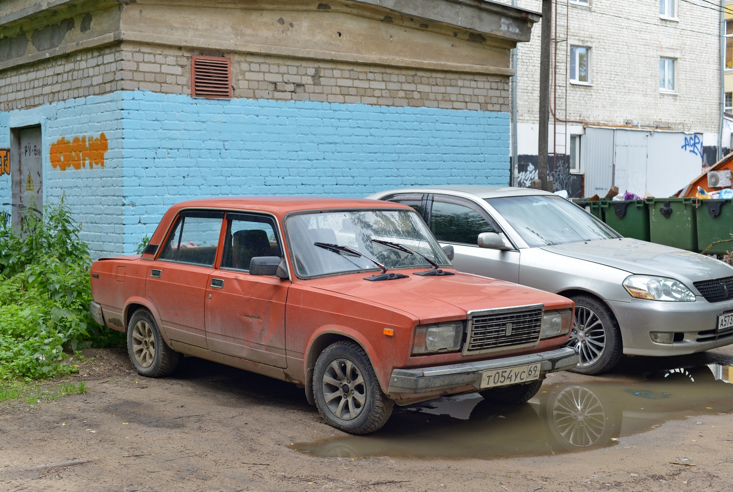 Тверская область, № Т 054 УС 69 — ВАЗ-2107 Жигули '82-91
