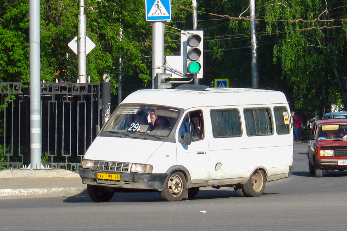 Пензенская область, № АК 599 58 — ГАЗ-322132 ГАЗель '96-03