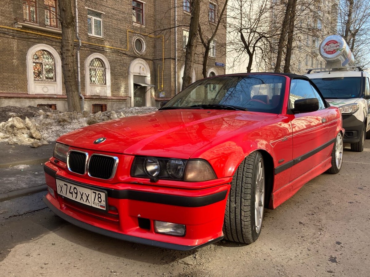 Санкт-Петербург, № Х 749 ХХ 78 — BMW 3 Series Cabrio (E36) '93-00