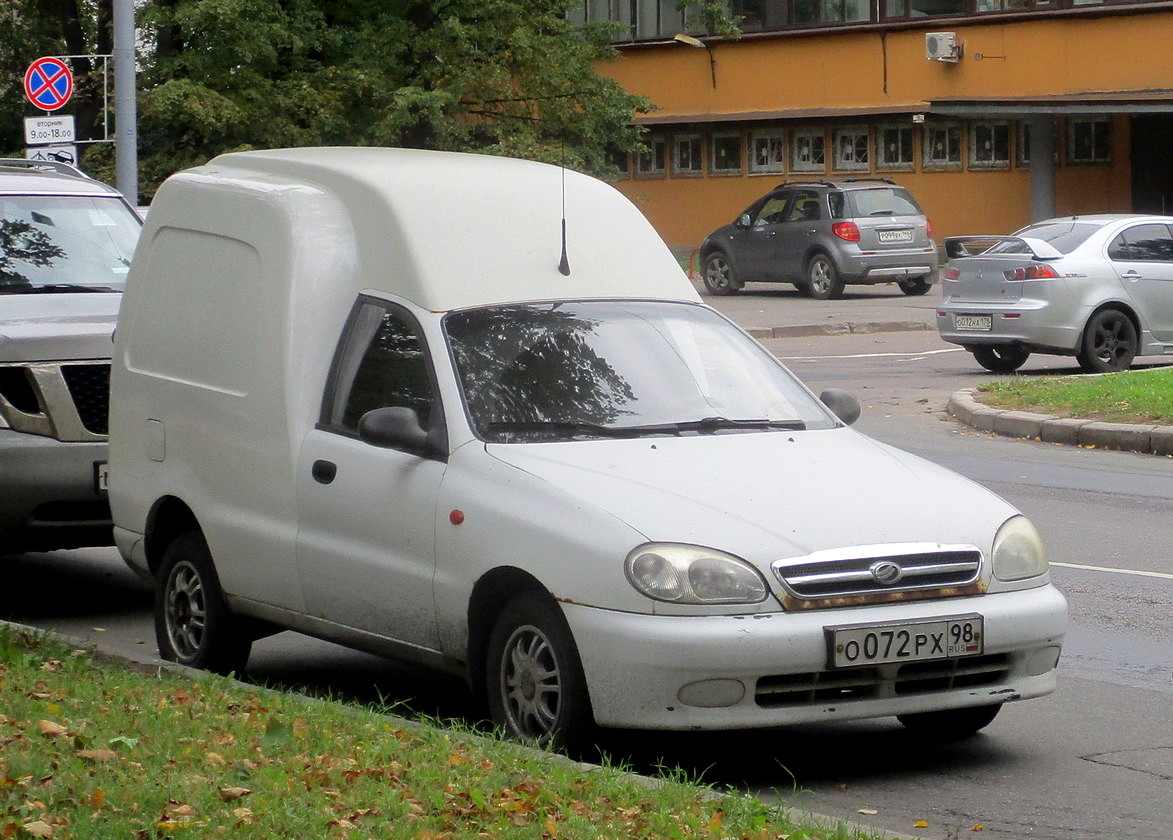 Санкт-Петербург, № О 072 РХ 98 — ЗАЗ Sens Pick-up (T100) '06-09