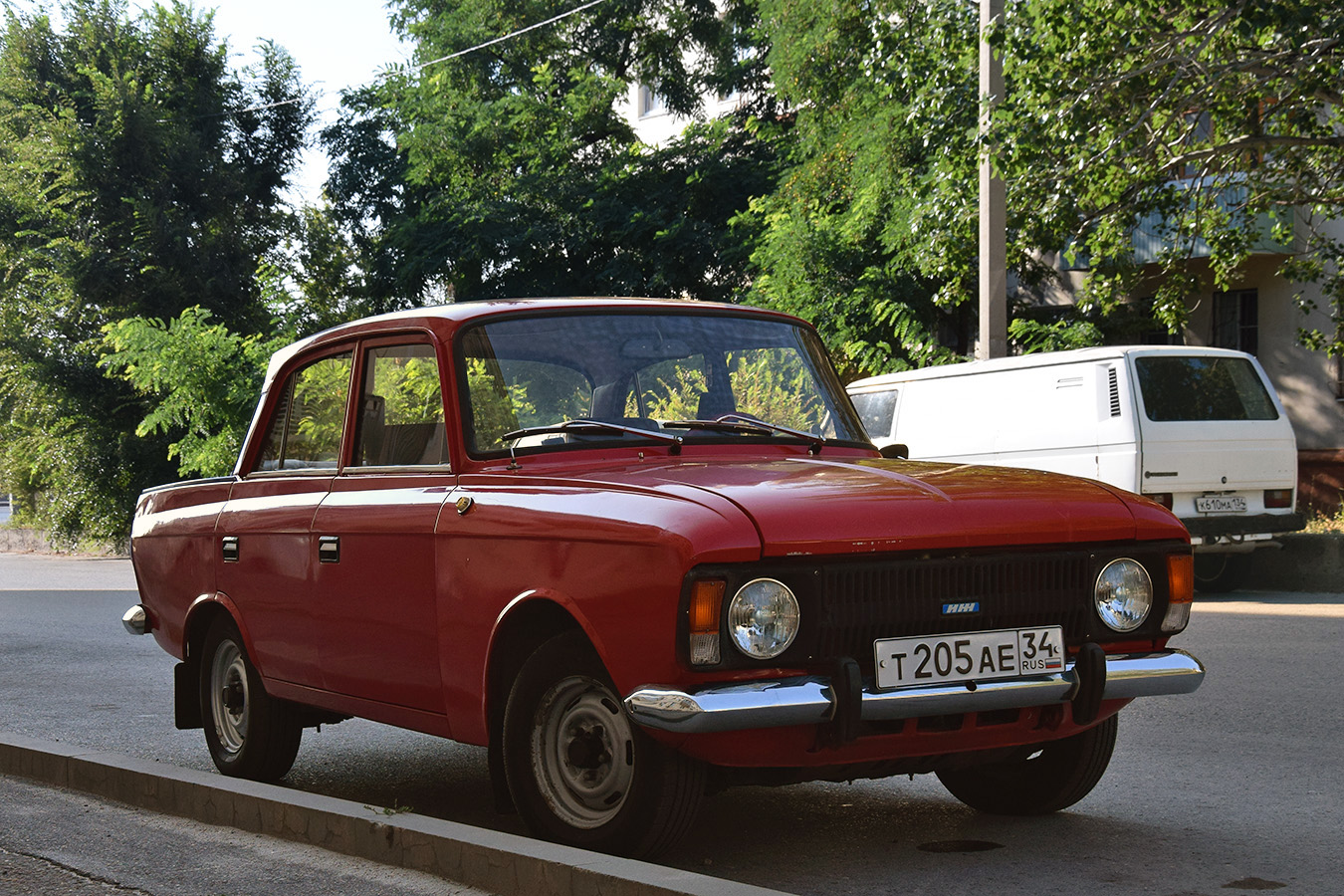 Волгоградская область, № Т 205 АЕ 34 — Москвич-412ИЭ-028 (Иж) '82-01