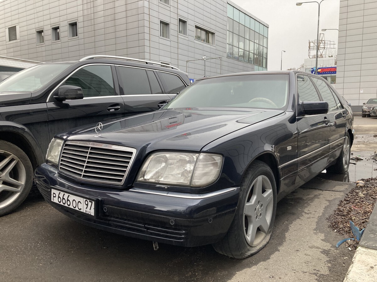 Москва, № Р 666 ОС 97 — Mercedes-Benz (W140) '91-98