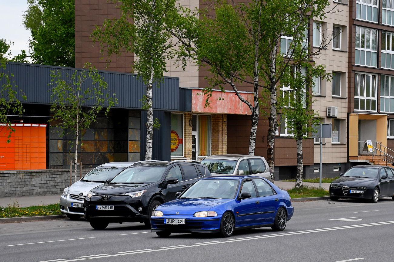 Литва, № JUR 420 — Honda Civic (5G) '91-95