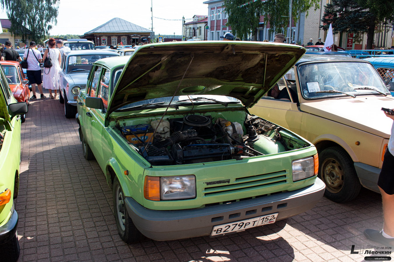 Нижегородская область, № В 279 РТ 152 — Wartburg 1.3 '88-91; Ярославская область — XXV фестиваль ретротехники "Мышкинский СамоходЪ" 2026