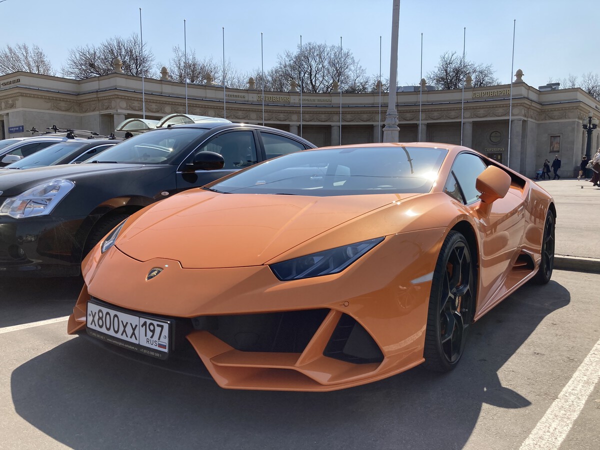Москва, № Х 800 ХХ 197 — Lamborghini Huracan '14-24