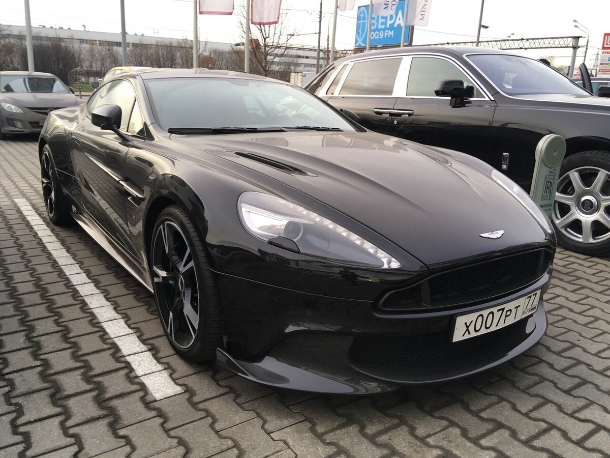 Москва, № Х 007 РТ 77 — Aston Martin Vanquish (2G) '12-18