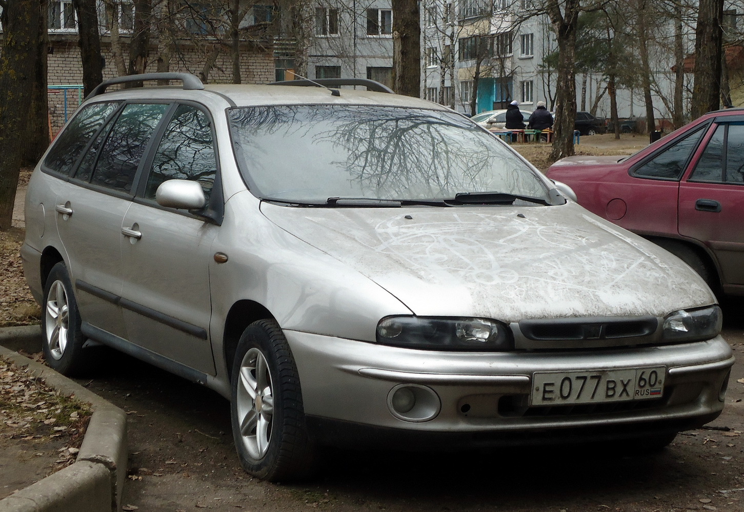 Псковская область, № Е 077 ВХ 60 — FIAT Marea '96-07