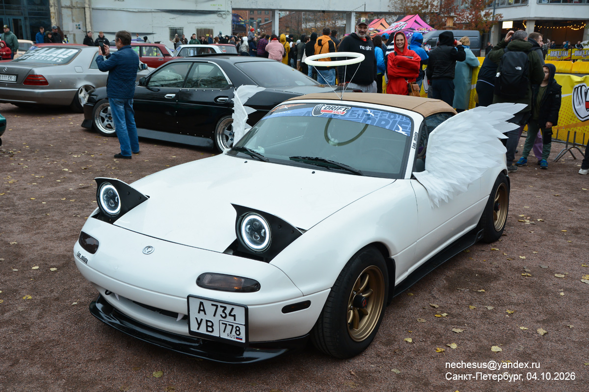 Санкт-Петербург, № А 734 УВ 778 — Mazda MX-5 (NA) '89-97