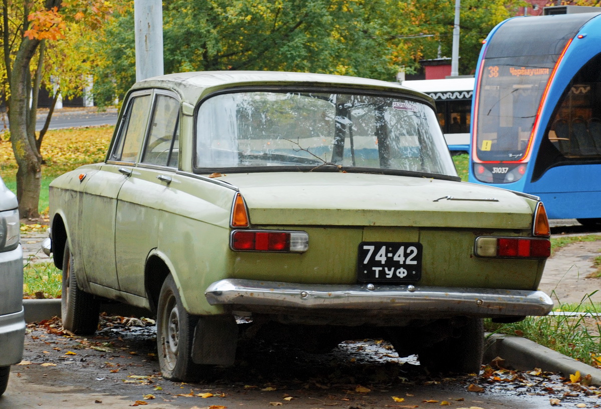 Москва, № 74-42 ТУФ — Москвич-412ИЭ (Иж) '70-82; Тульская область — Вне региона