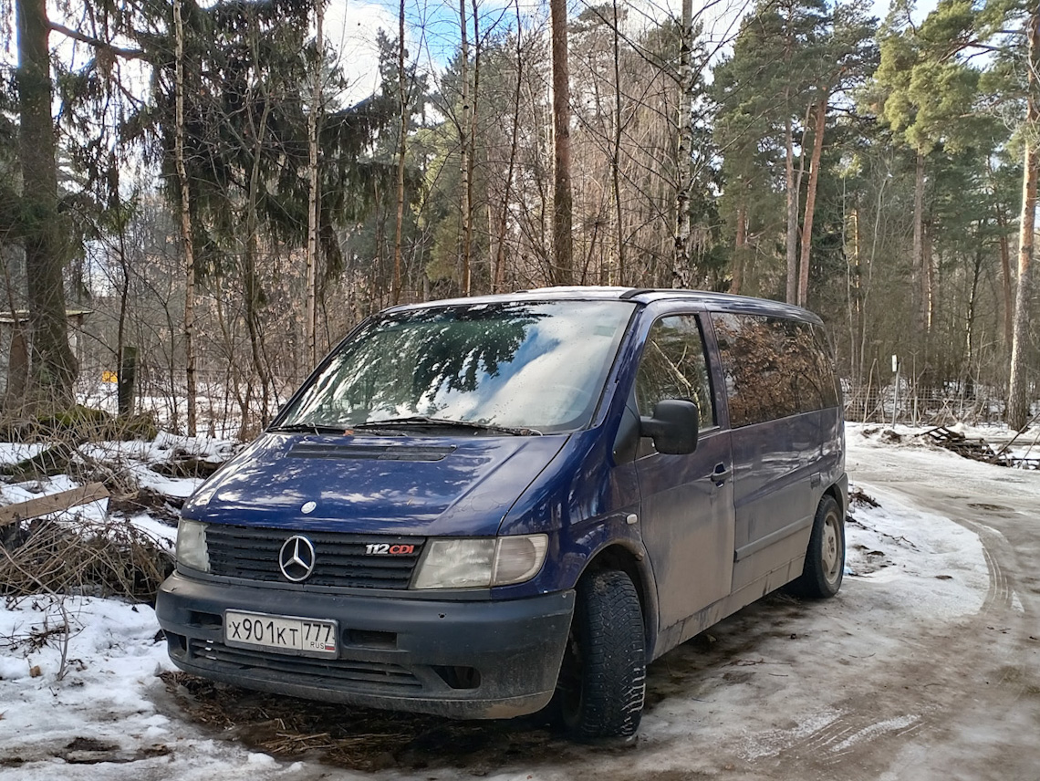 Москва, № Х 901 КТ 777 — Mercedes-Benz Vito (W638) '95-03