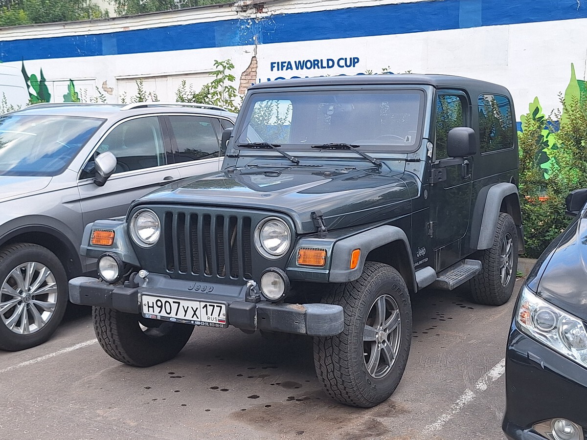 Москва, № Н 907 УХ 177 — Jeep Wrangler (TJ) '96-07