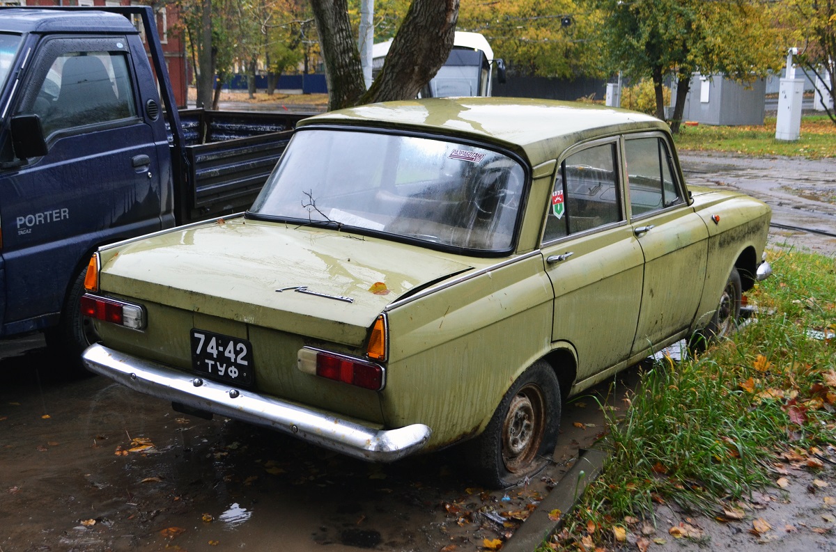 Москва, № 74-42 ТУФ — Москвич-412ИЭ (Иж) '70-82