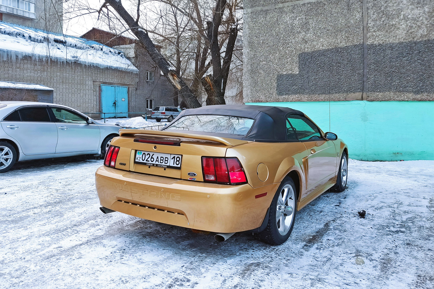 Абайская область, № 026 ABB 18 — Ford Mustang (4G) '93-04
