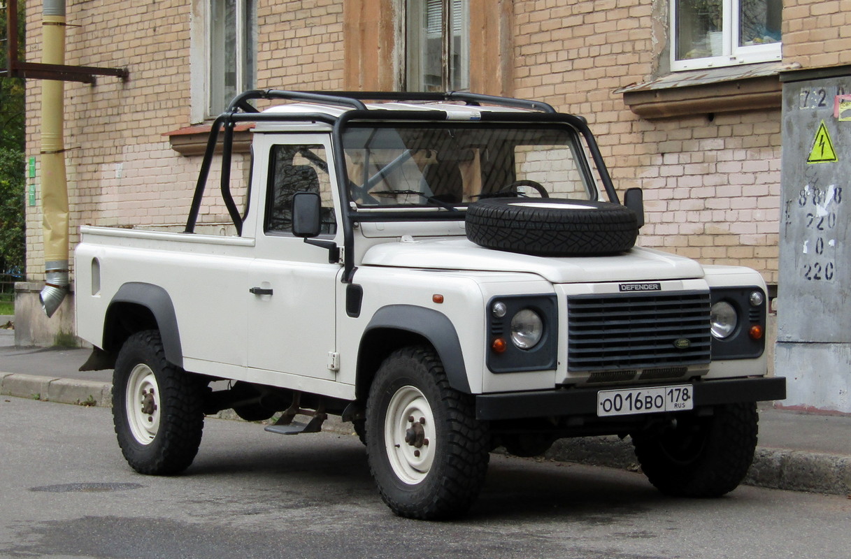 Санкт-Петербург, № О 016 ВО 178 — Land Rover Defender '83-07