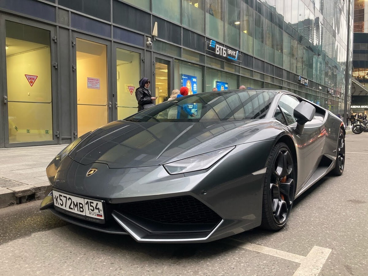 Москва, № К 572 МВ 154 — Lamborghini Huracan '14-24