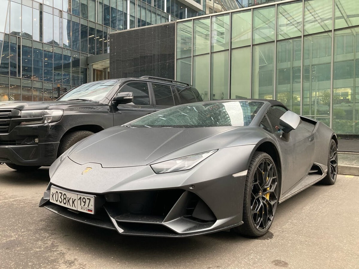 Москва, № К 038 КК 197 — Lamborghini Huracan '14-24