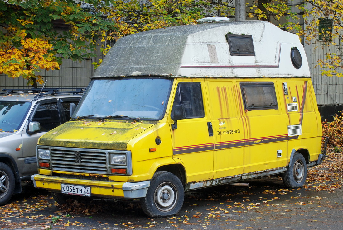 Москва, № С 056 ТН 77 — Peugeot J5 '81-93