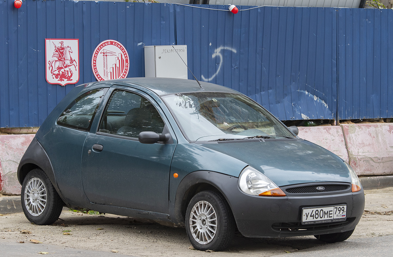 Москва, № У 480 МЕ 799 — Ford Ka (1G) '96-08