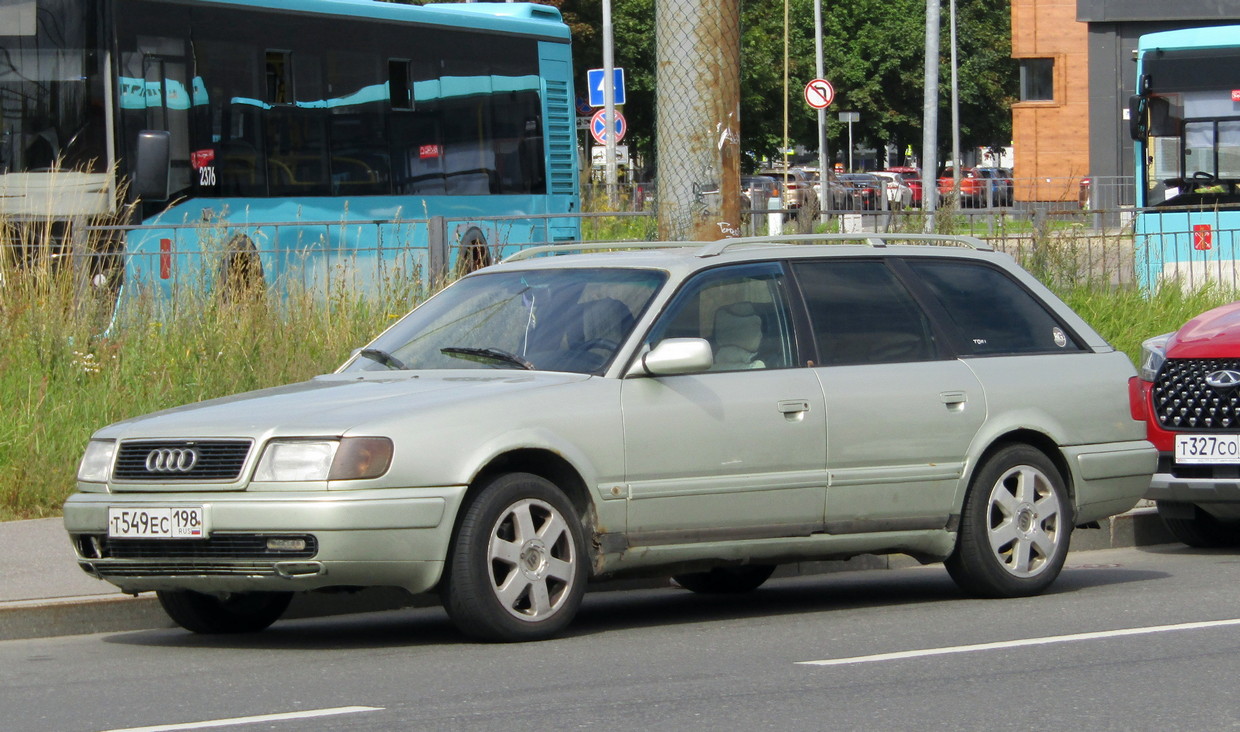 Санкт-Петербург, № Т 549 ЕС 198 — Audi 100 Avant (C4) '90-94