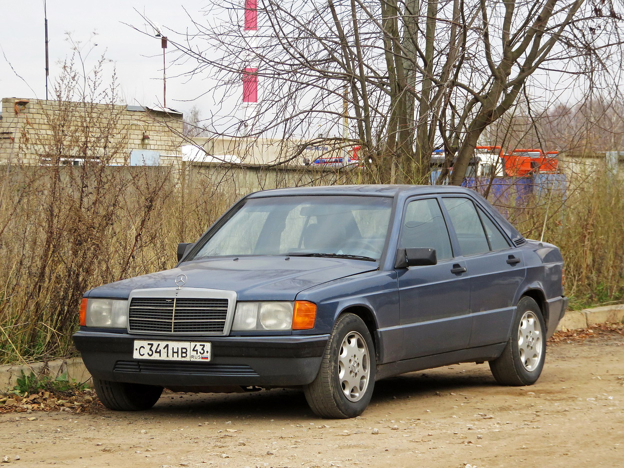 Кировская область, № С 341 НВ 43 — Mercedes-Benz 190 (W201) '82-93