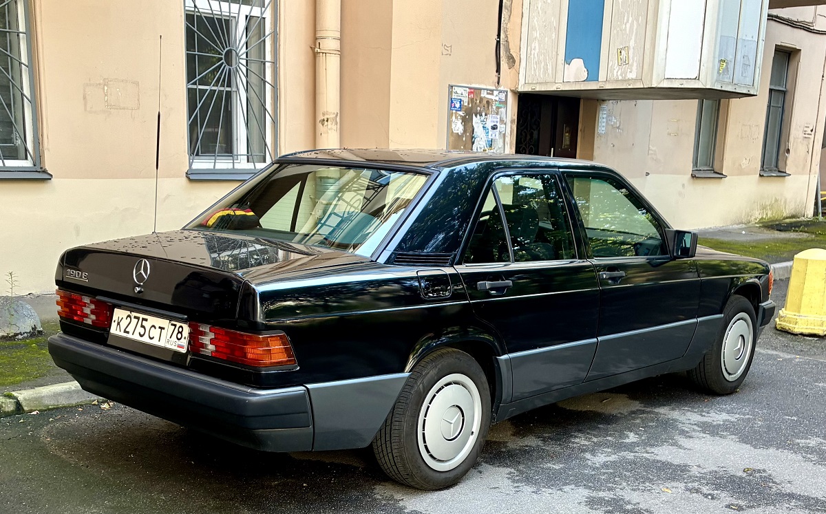 Санкт-Петербург, № К 275 СТ 78 — Mercedes-Benz 190 (W201) '82-93