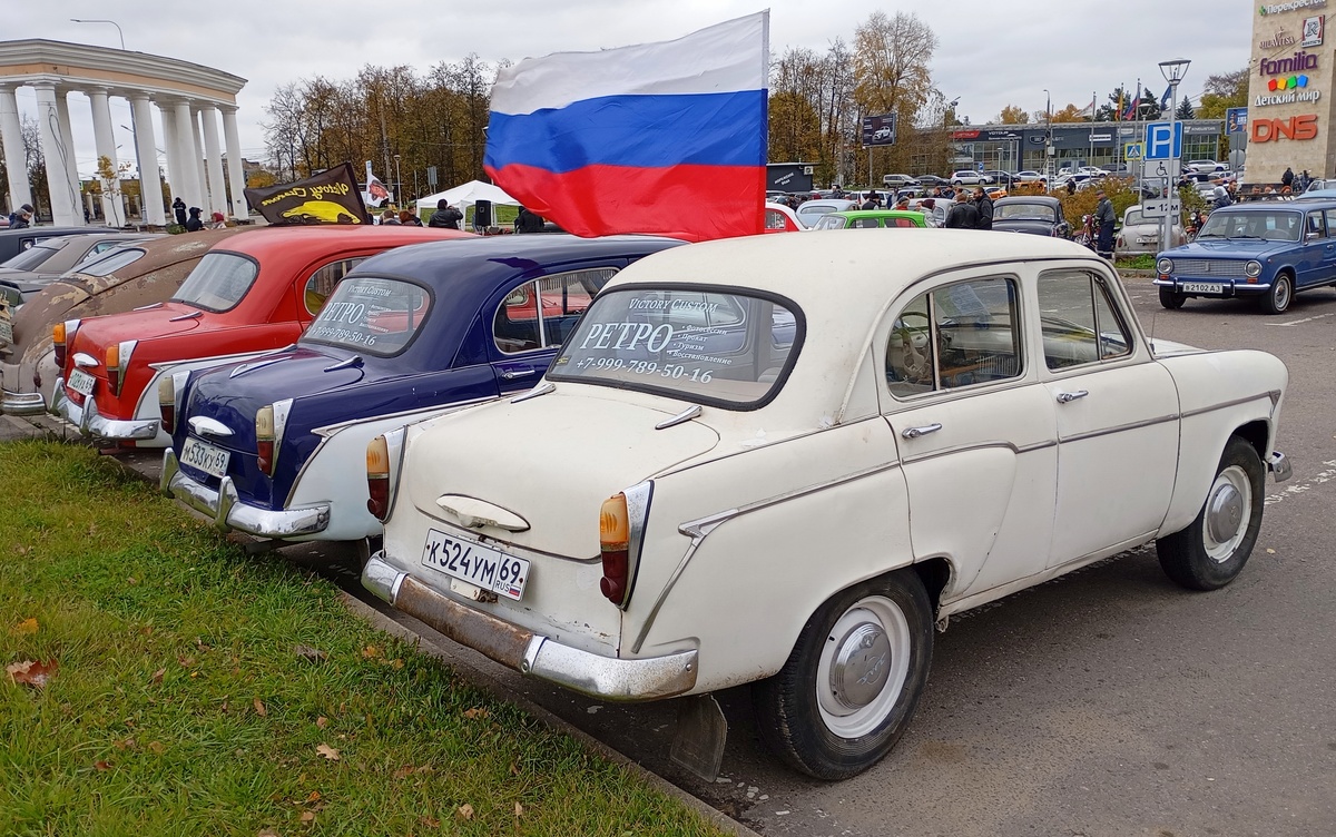 Тверская область, № К 524 УМ 69 — Москвич-403 '62-65; Тверская область — Закрытие сезона 2026 Тверского ретро-клуба