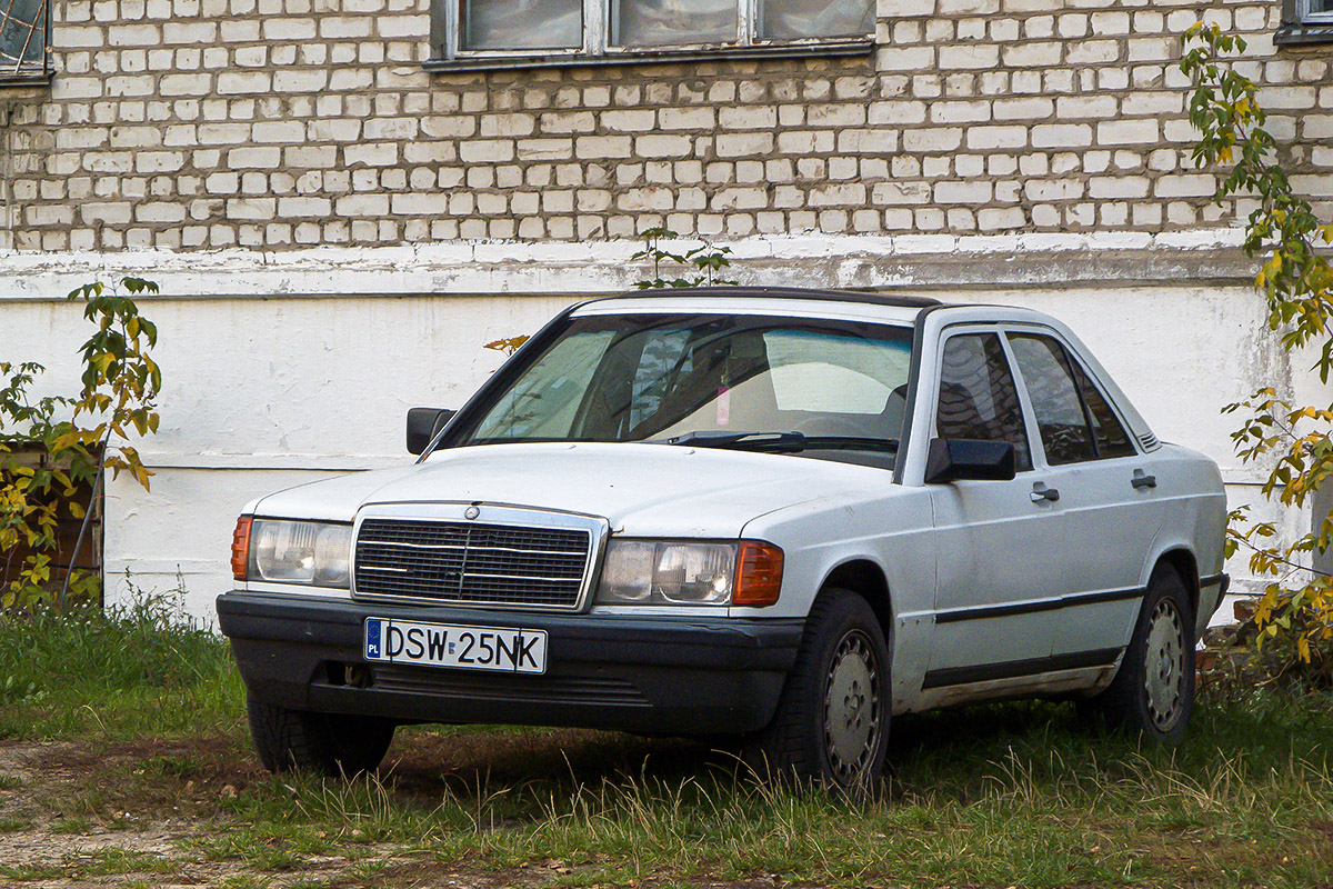 Польша, № DSW 25NK — Mercedes-Benz 190 (W201) '82-93; Польша — Вне региона