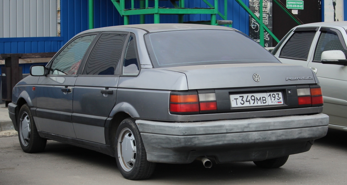 Краснодарский край, № Т 349 МВ 193 — Volkswagen Passat (B3) '88-93